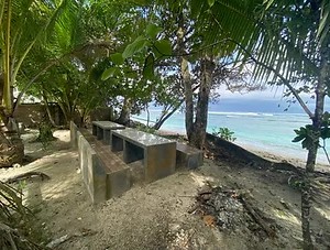 Beach front area at The Beach House
