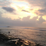 Sunset Ujung Bocur, Tanjung Setia beach