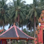 Shrines at Bali Village, Pesisir Barat, Sumatra.